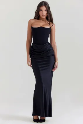 House of CB Persephone Black Strapless Corset