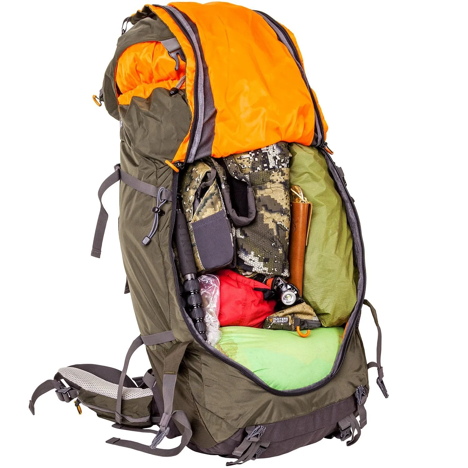 Hunters Element 65l Summit Pack - Forest Green