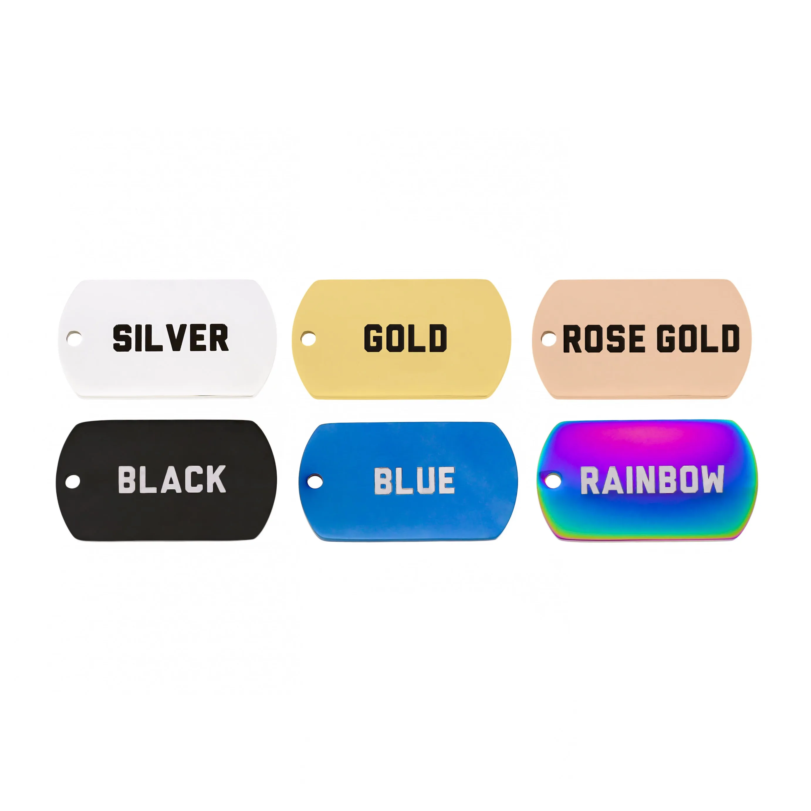 If it flies, Stainless Steel Dog Tag Charms - it dies! - BFS024-7803
