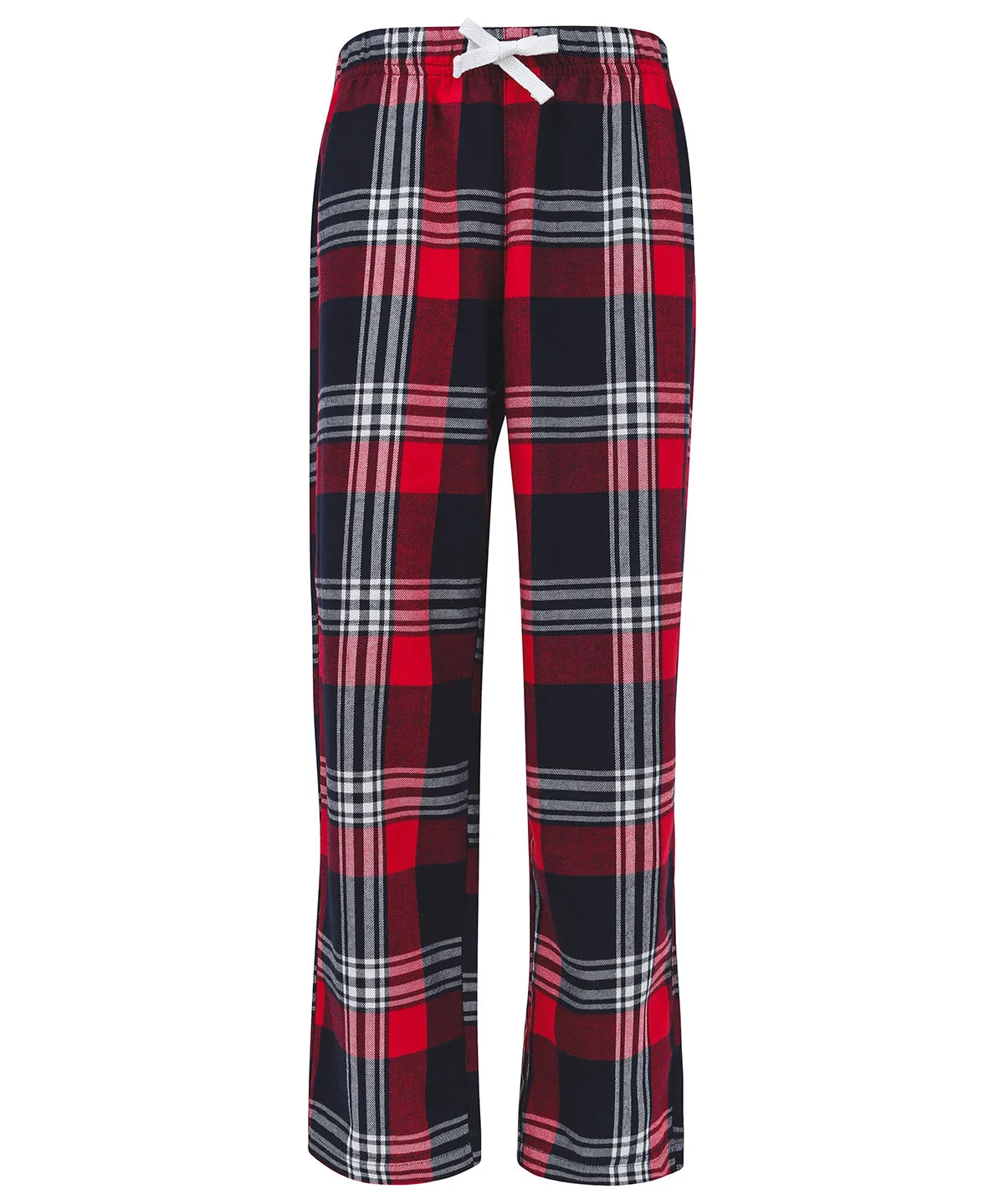 Kids tartan lounge pants | Red/Navy Check