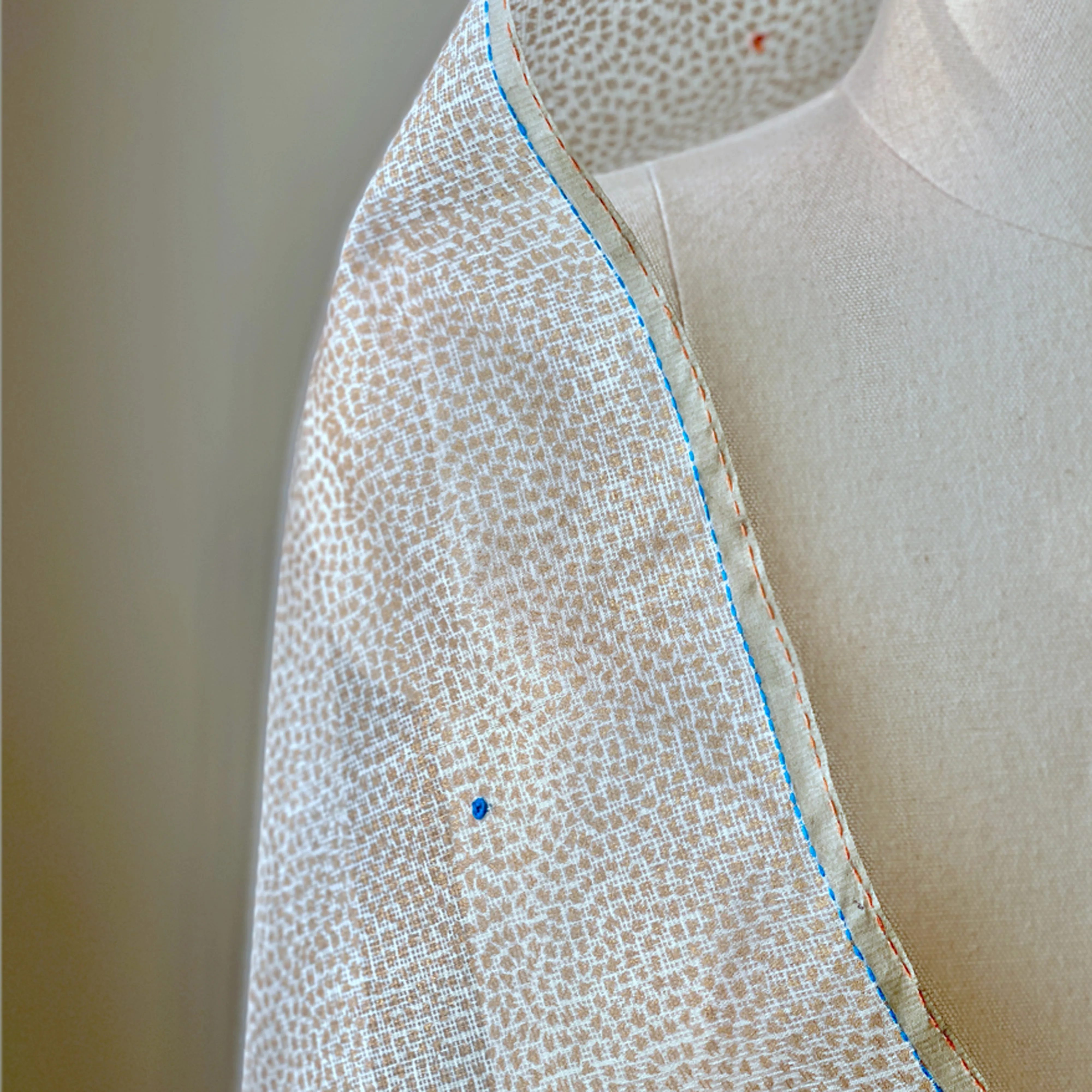 Kota Silk Handwoven Hand Block Printed Shoulder Wrap
