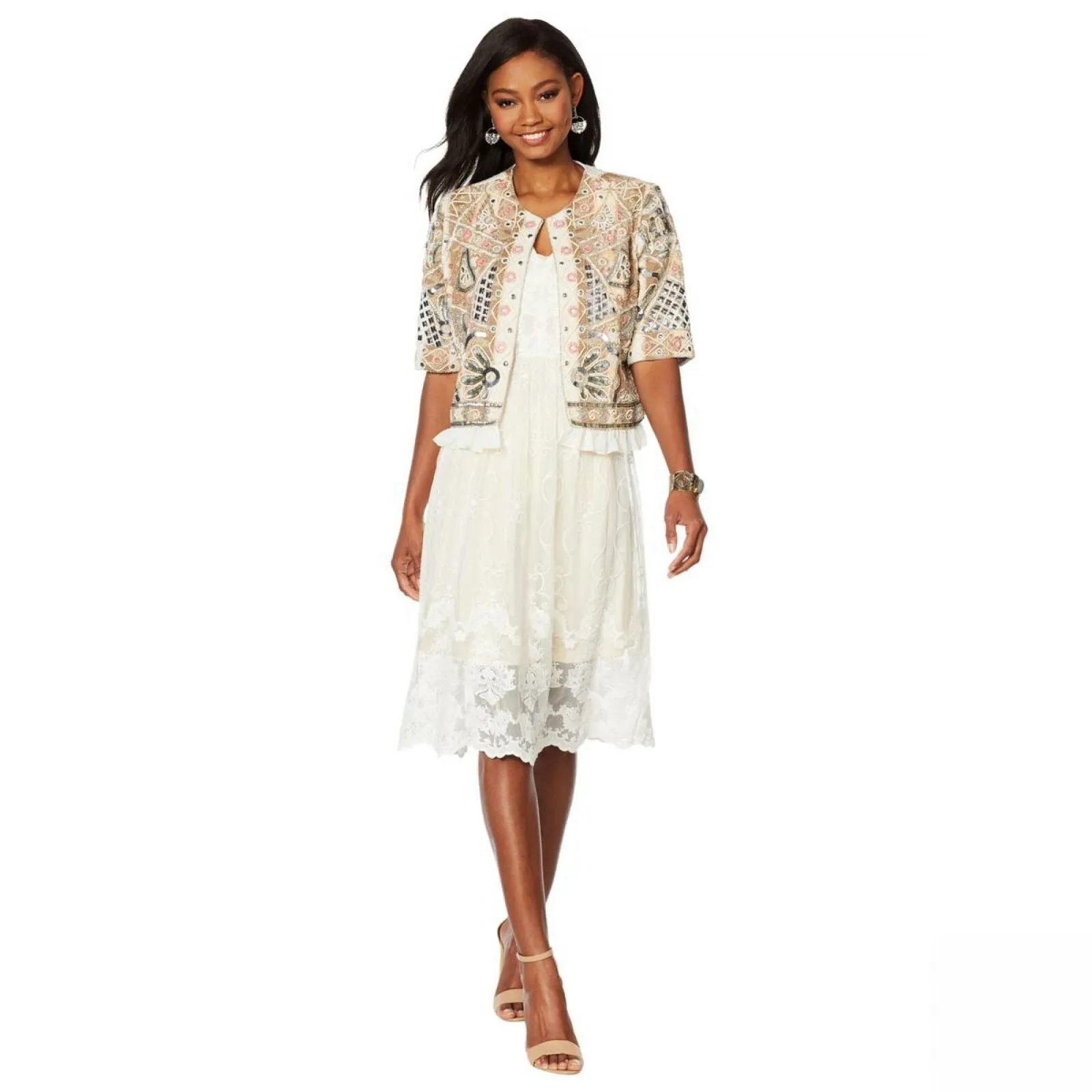 LaBellum by Hillary Scott Women's Hero Embellished Jacket