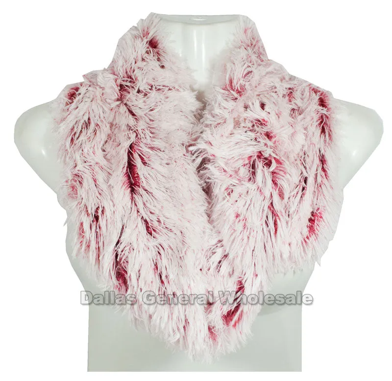 Ladies Fashion Fur Infinity Circle Scarf Wholesale