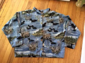 Ladies Fleece Loon Duck Upland Fowl Jacket Coat