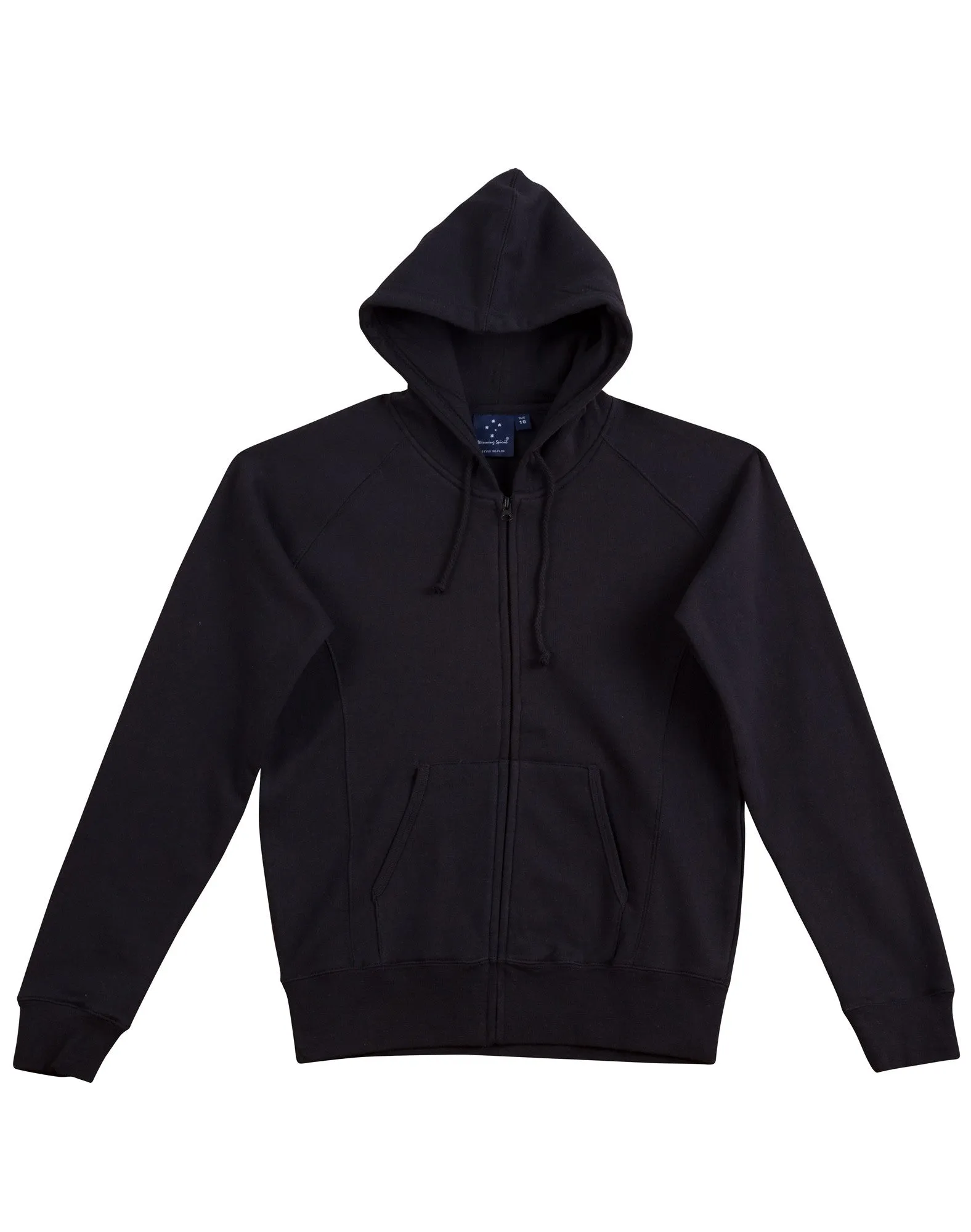 Ladies Fleecy Double Bay Full Zip Hoodie