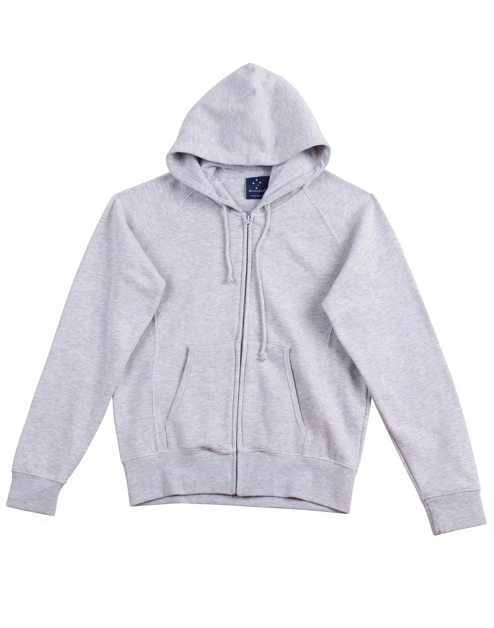 Ladies Fleecy Double Bay Full Zip Hoodie
