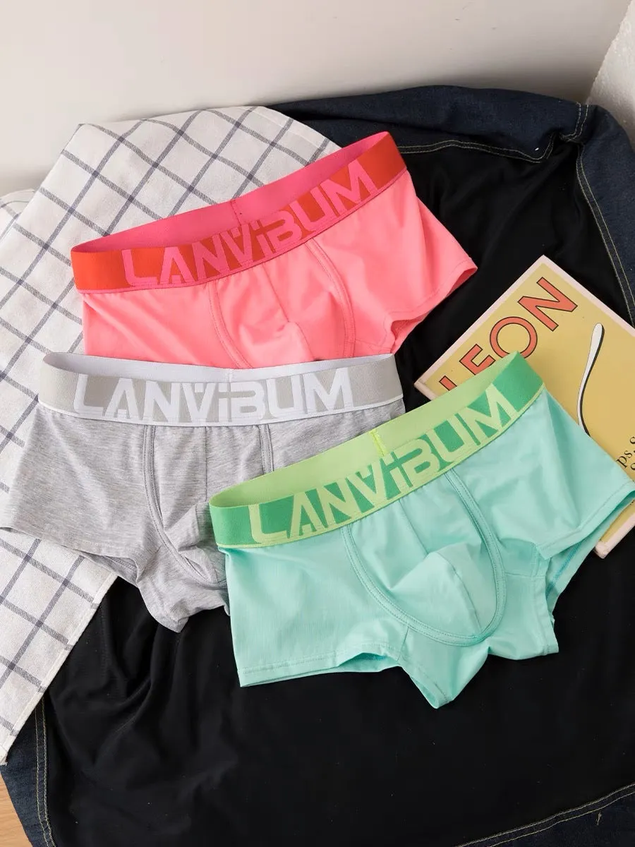 LANVIBUM MEN’S ATHLETIC BOXER BRIEFS