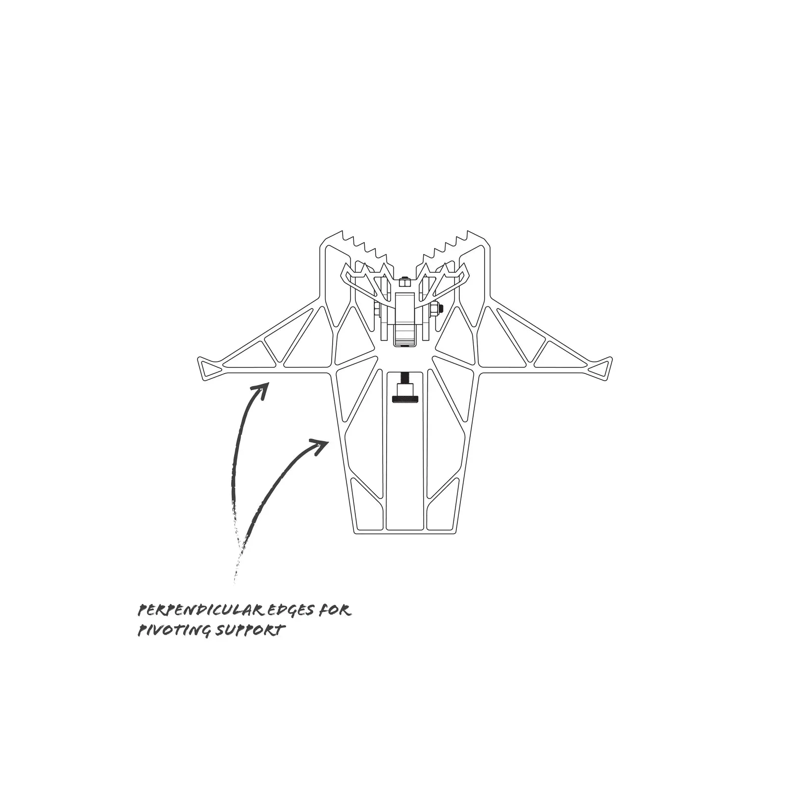 Latitude Outdoors X-Wing Saddle Platform