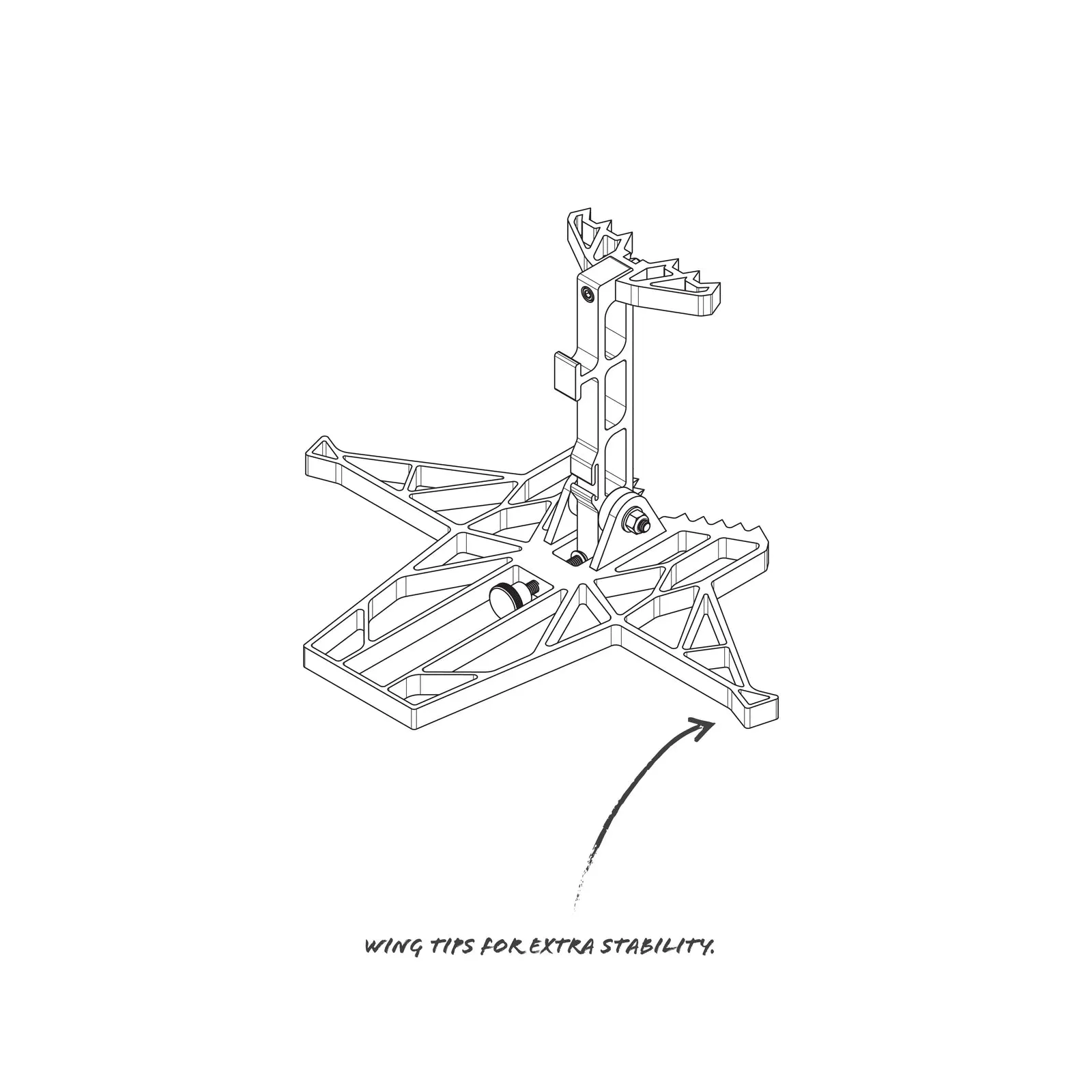 Latitude Outdoors X-Wing Saddle Platform