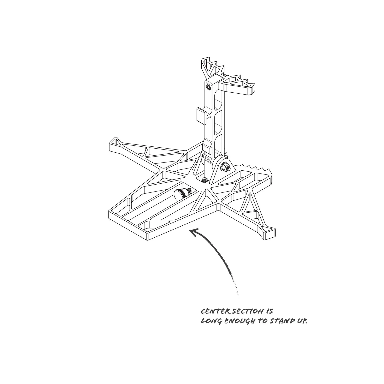 Latitude Outdoors X-Wing Saddle Platform