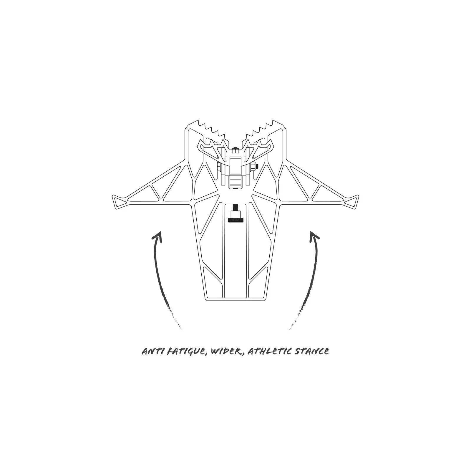 Latitude Outdoors X-Wing Saddle Platform