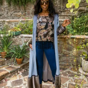 Lena Velvet Faux Fur Jacket