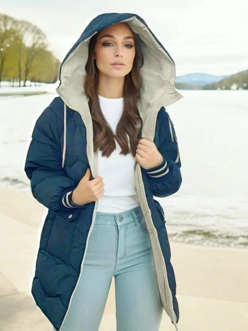 Lila | Women's Warm Winter Puffer Jacket - Stylish, Insulated Coat for Cold Weather - Water-Resistant & Comfortable