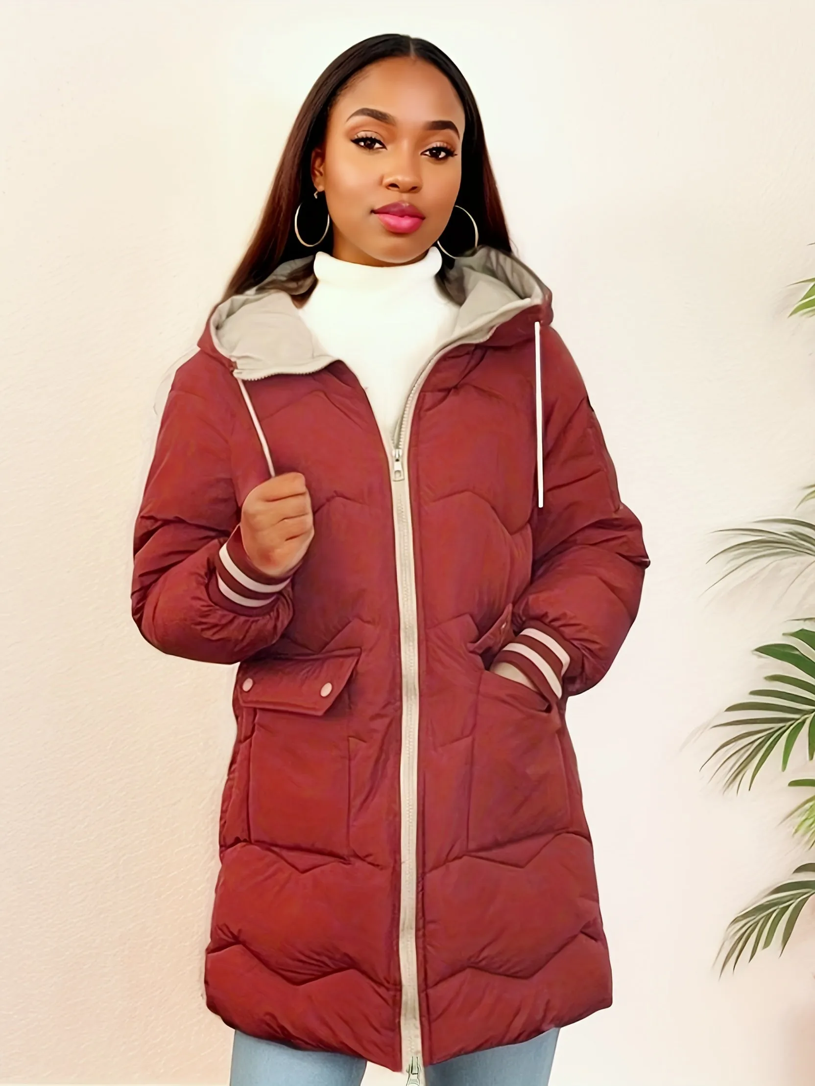 Lila | Women's Warm Winter Puffer Jacket - Stylish, Insulated Coat for Cold Weather - Water-Resistant & Comfortable