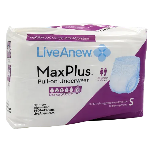 LiveAnew MaxPlus Adult Incontinence Pullup Diaper