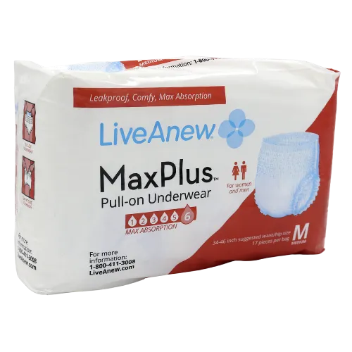 LiveAnew MaxPlus Adult Incontinence Pullup Diaper
