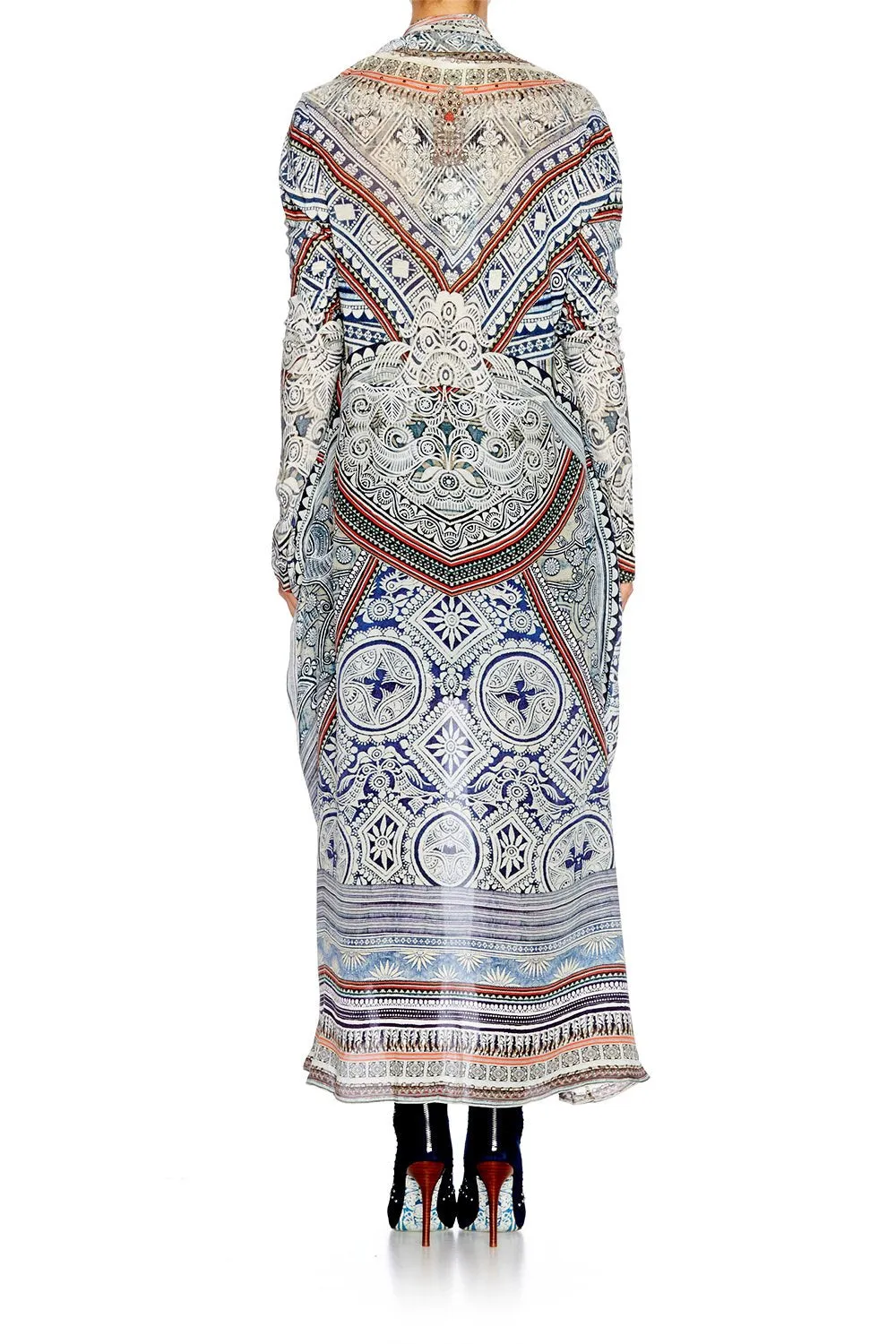 LONG CASUAL JACKET ANTIQUE BATIK