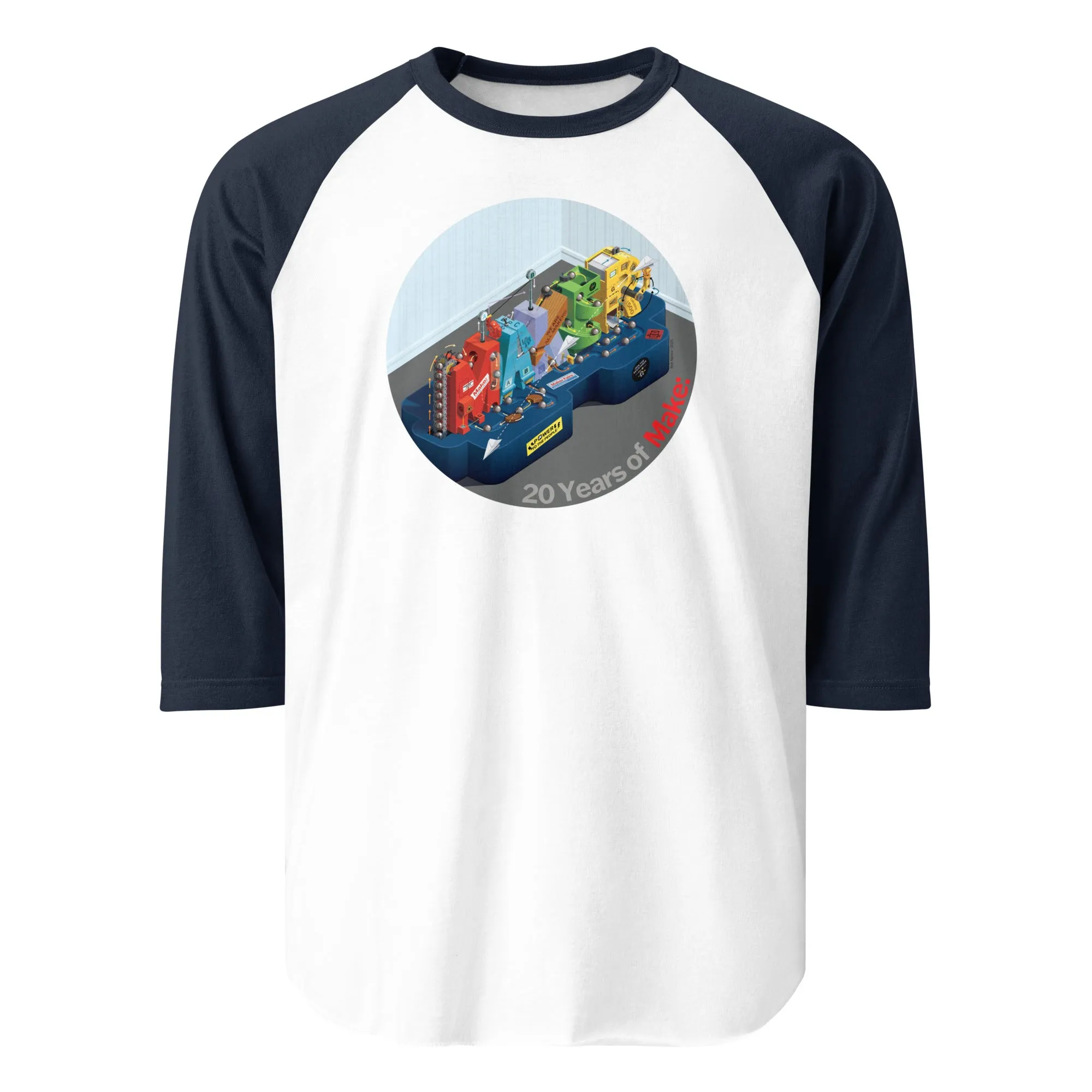 Make: 20th Anniversary 3/4 Sleeve Raglan Shirt
