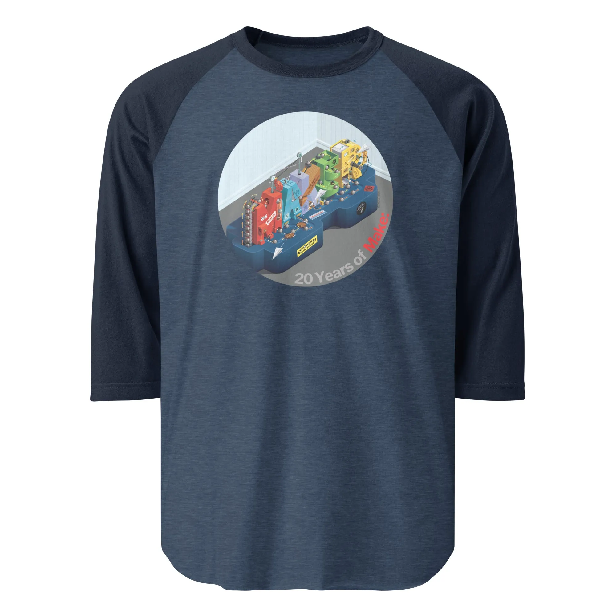 Make: 20th Anniversary 3/4 Sleeve Raglan Shirt