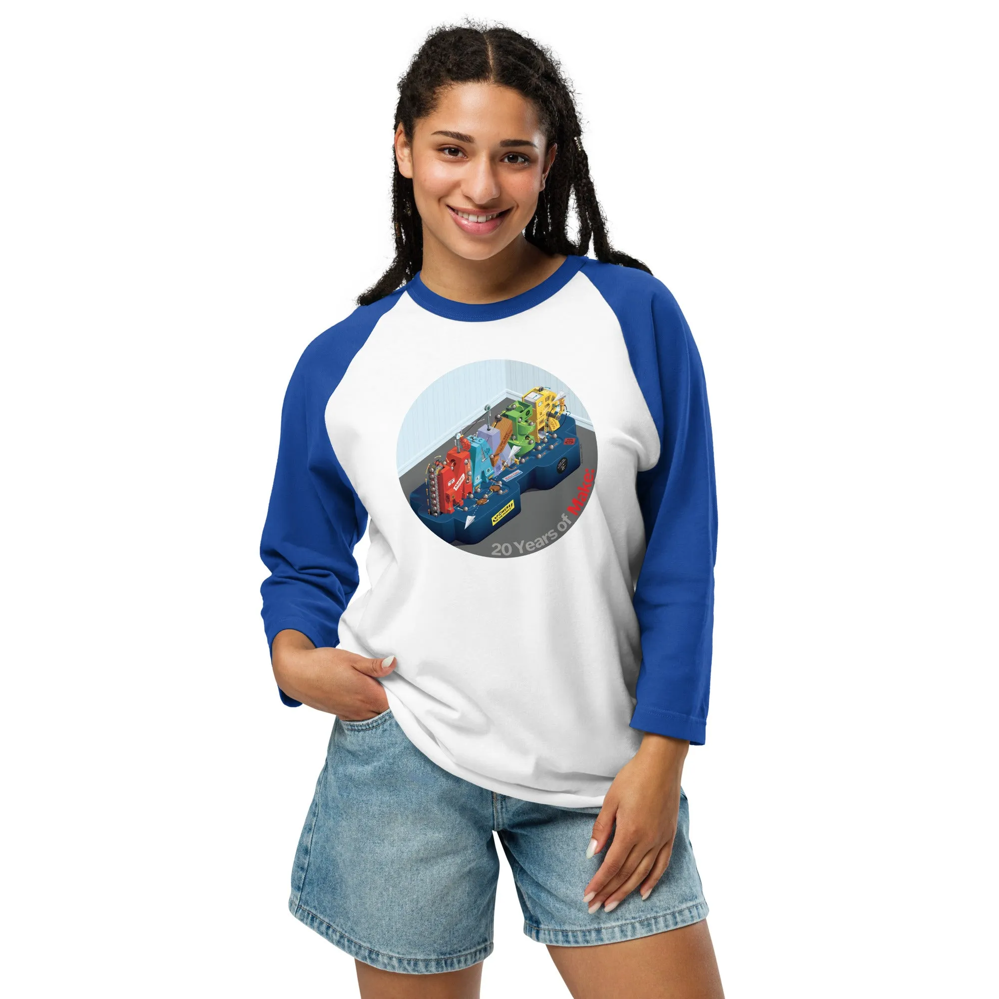 Make: 20th Anniversary 3/4 Sleeve Raglan Shirt