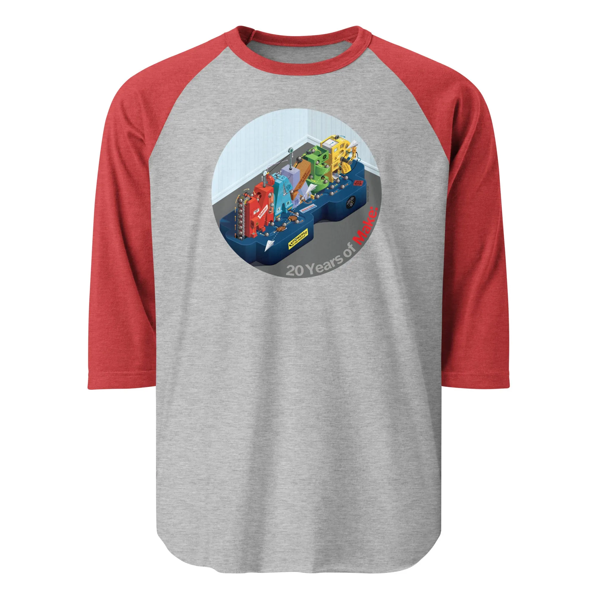 Make: 20th Anniversary 3/4 Sleeve Raglan Shirt