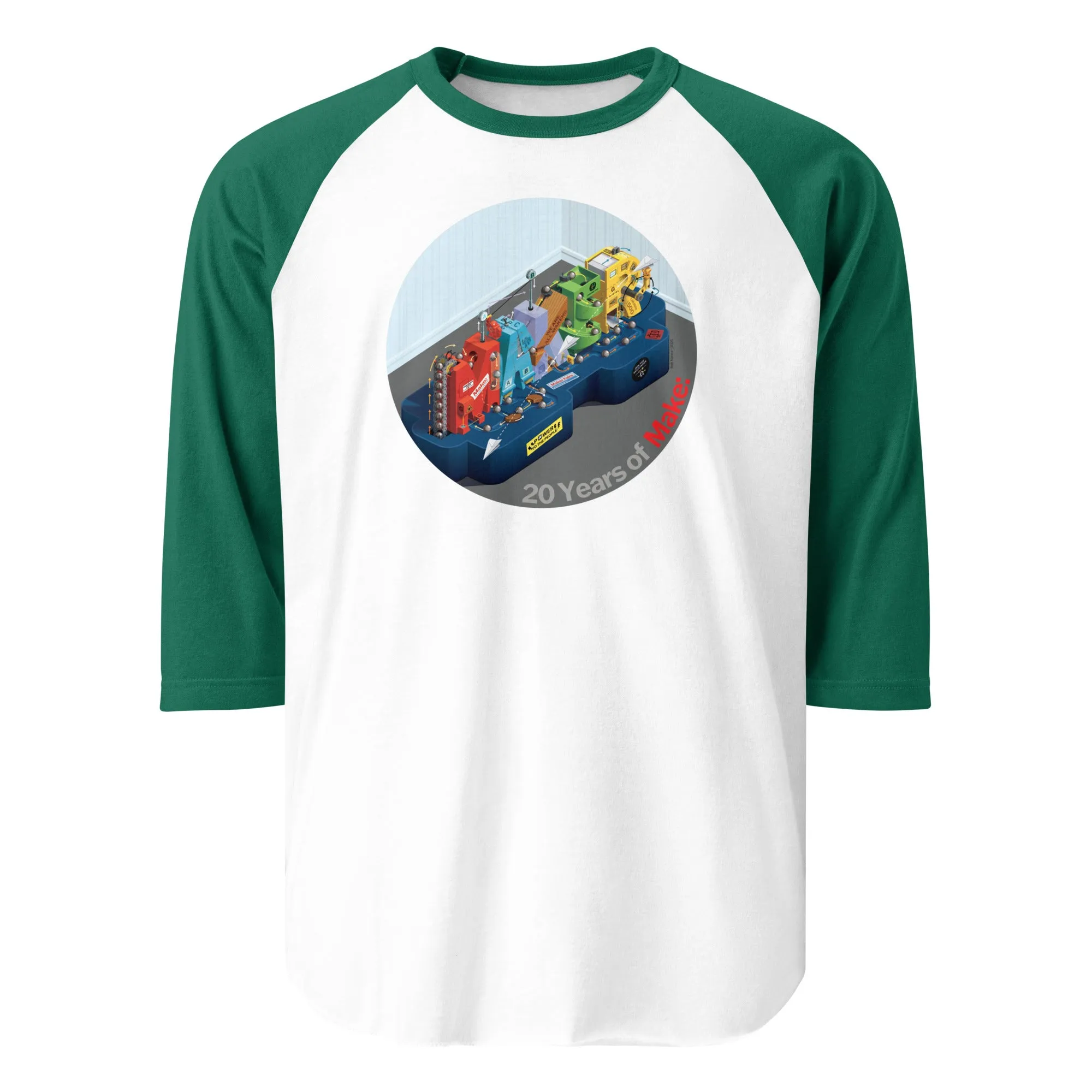 Make: 20th Anniversary 3/4 Sleeve Raglan Shirt