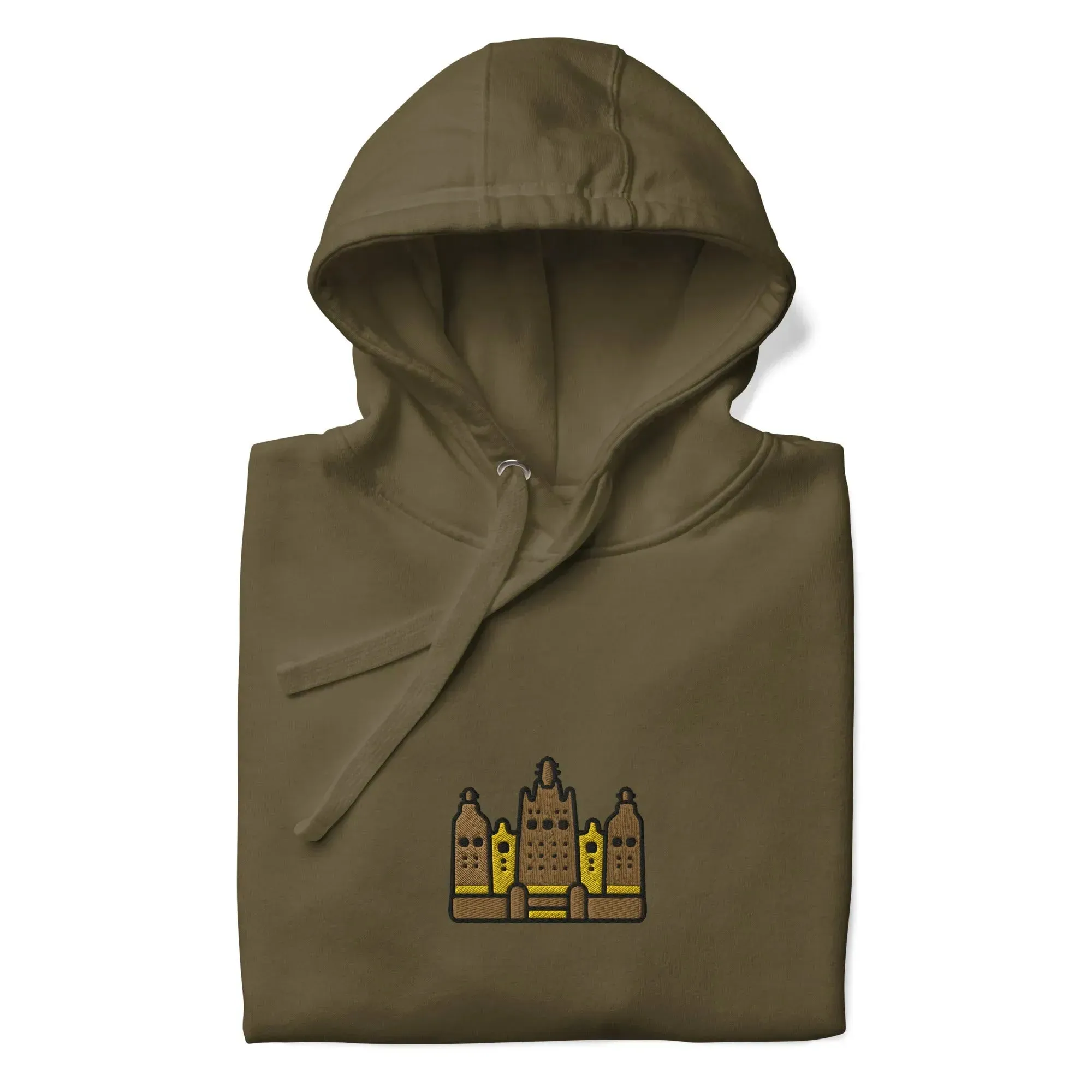 Malian Great Mosque Embroidered Hoodie