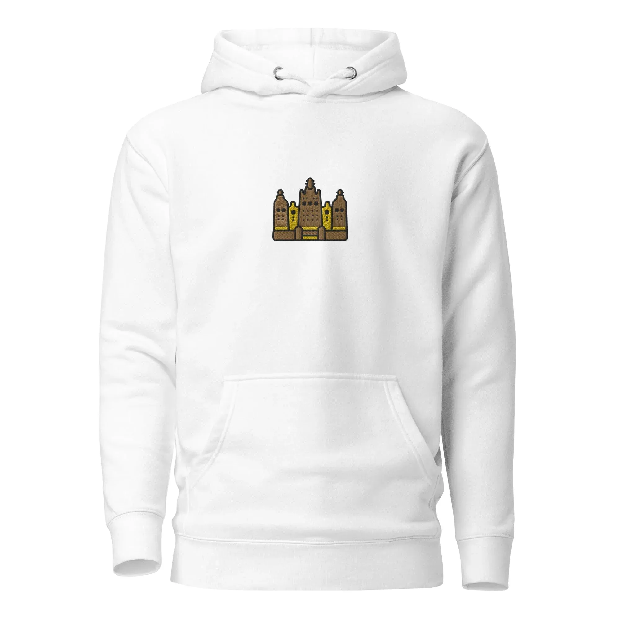 Malian Great Mosque Embroidered Hoodie