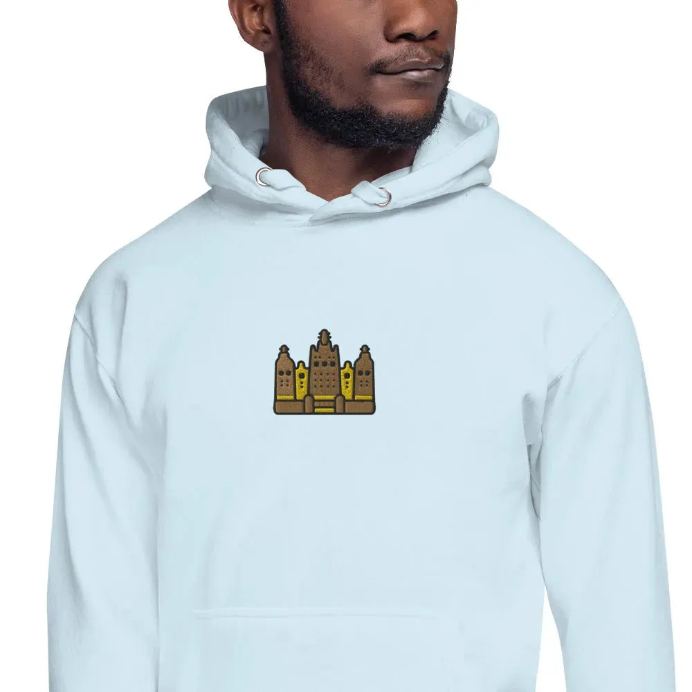 Malian Great Mosque Embroidered Hoodie