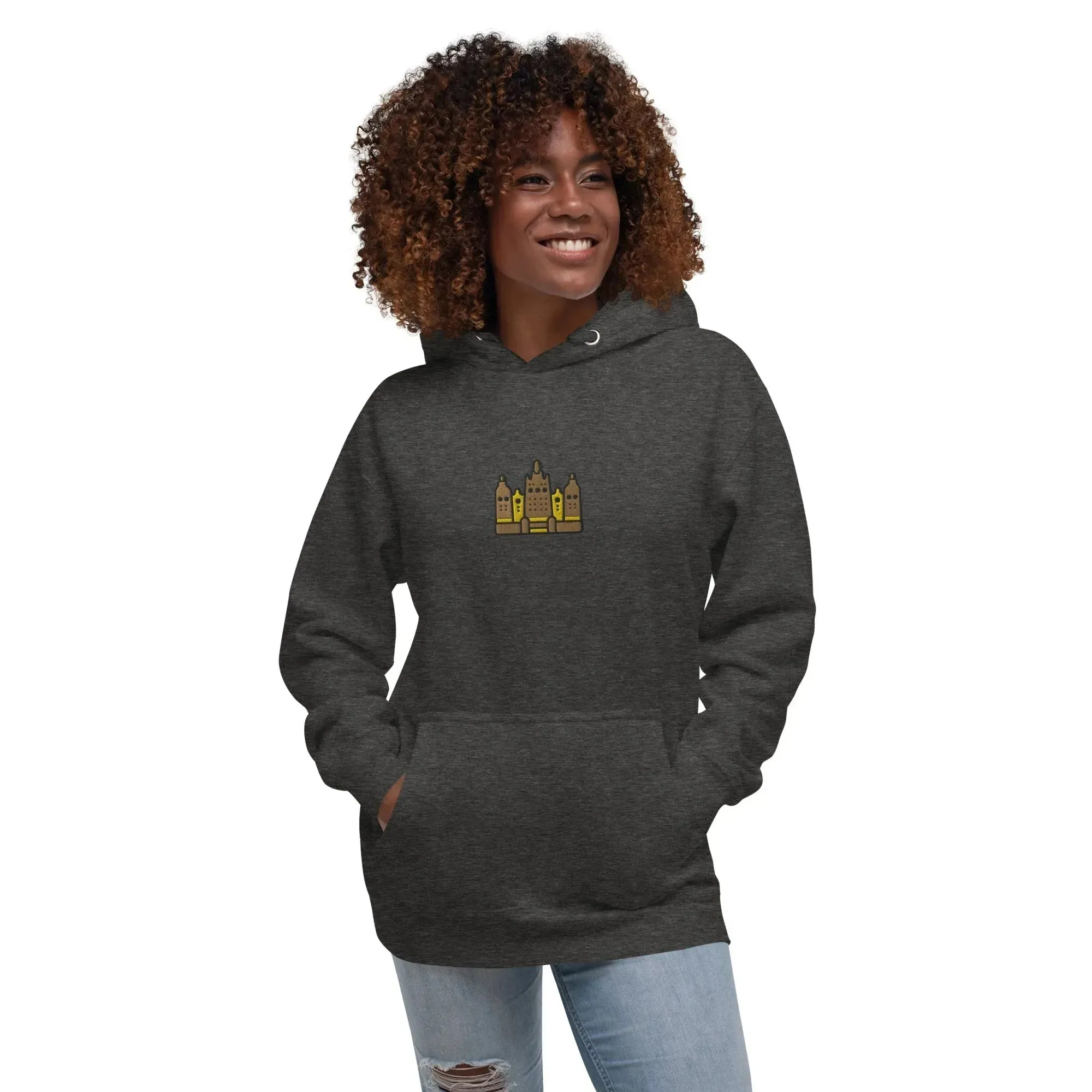 Malian Great Mosque Embroidered Hoodie