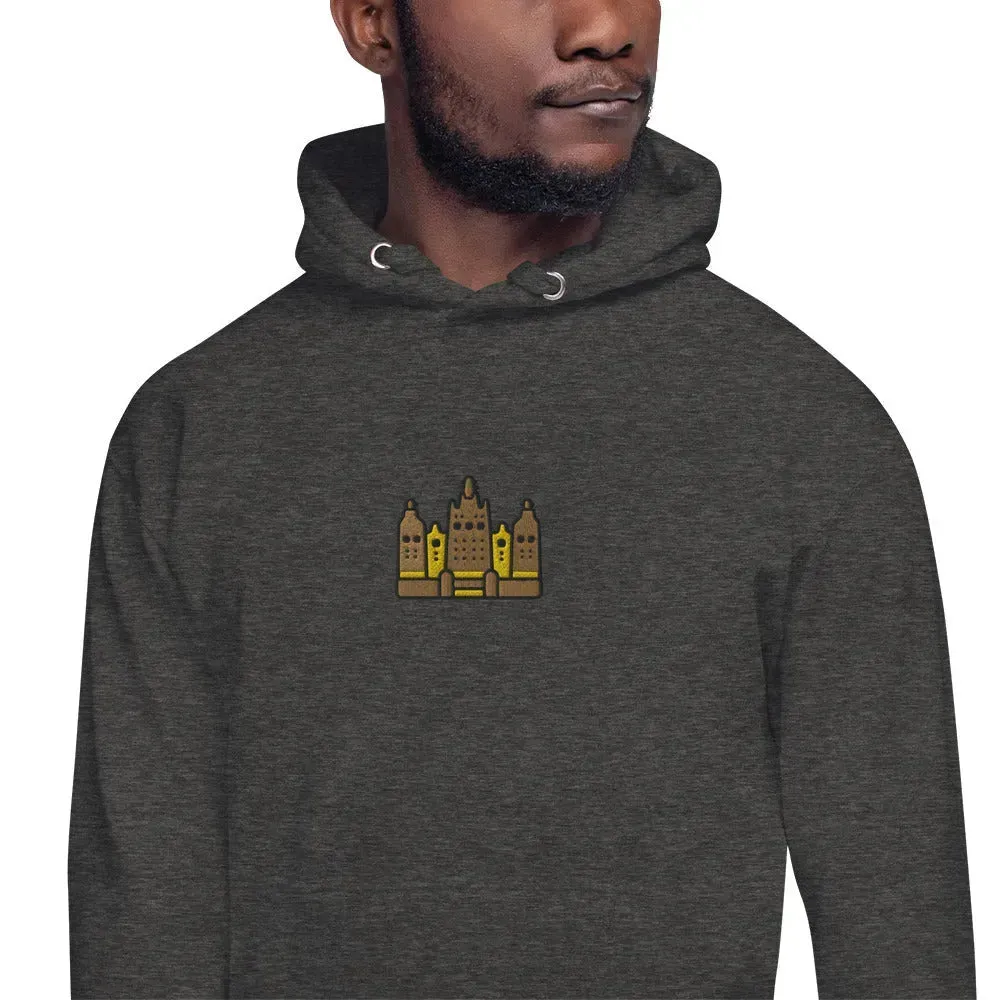 Malian Great Mosque Embroidered Hoodie