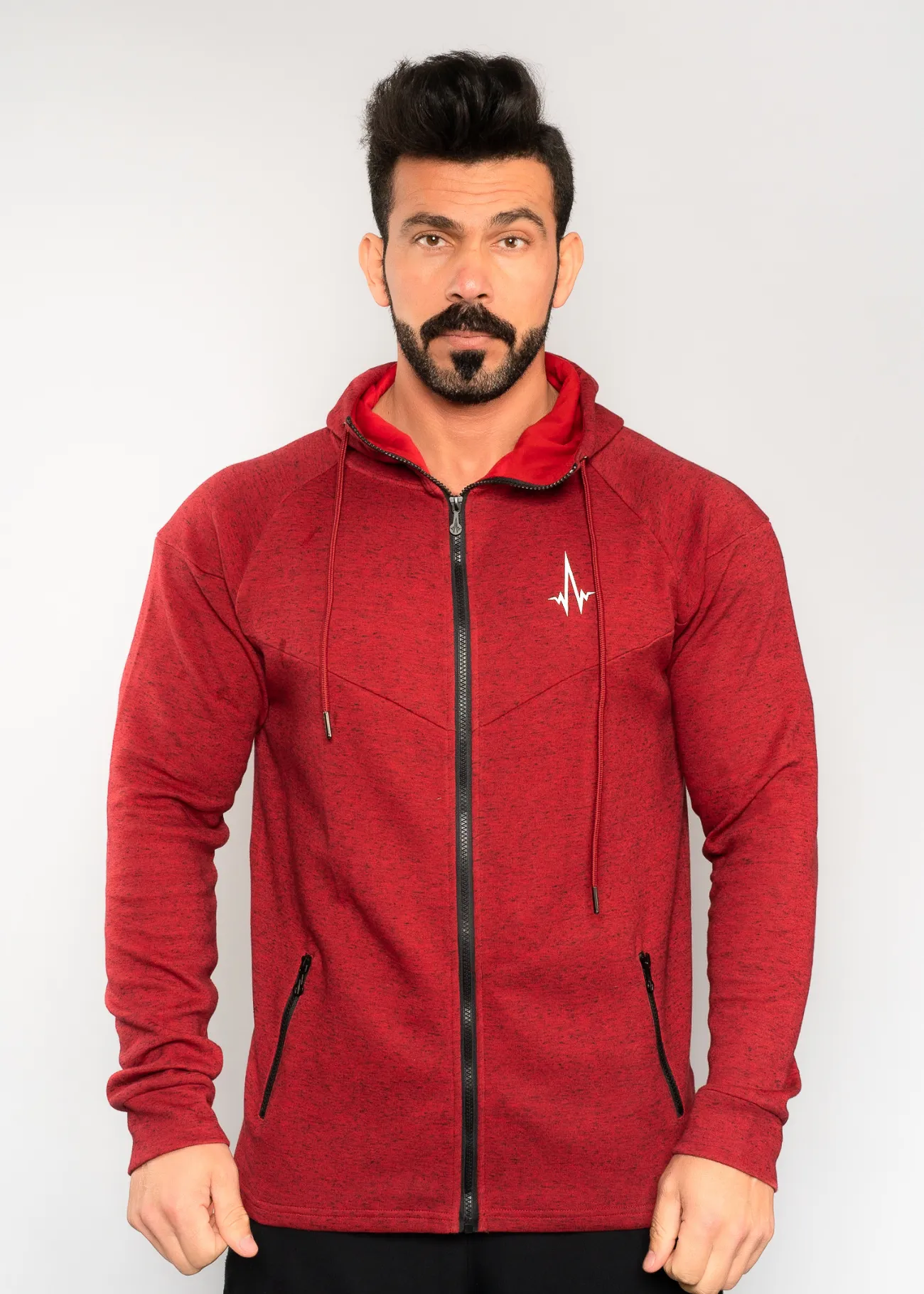 Maroon Storm Breaker Hoodie