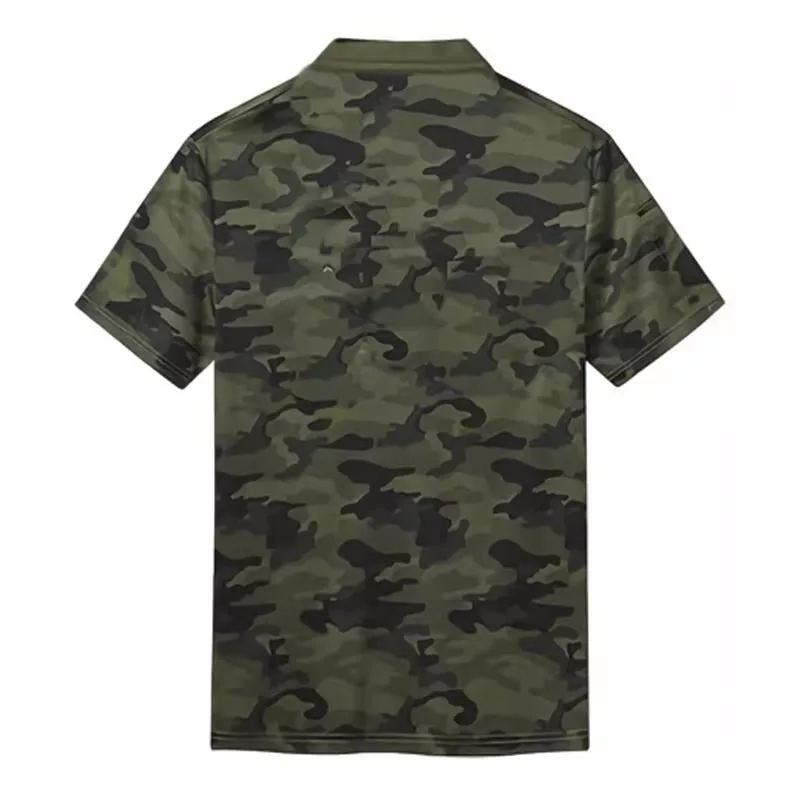 Men's Camouflage Lapel Outdoor Camouflage Lapel POLO Shirt 38750244X
