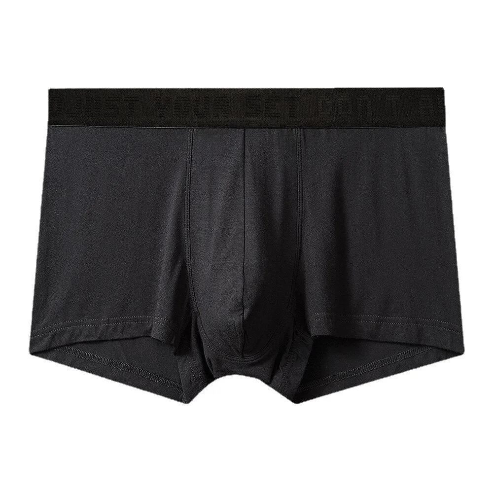 Men's Casual Breathable Anti-Movement U-Convex Pouch Lift-Up Boxers Underwear