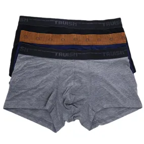 Men's Casual Breathable Anti-Movement U-Convex Pouch Lift-Up Boxers Underwear