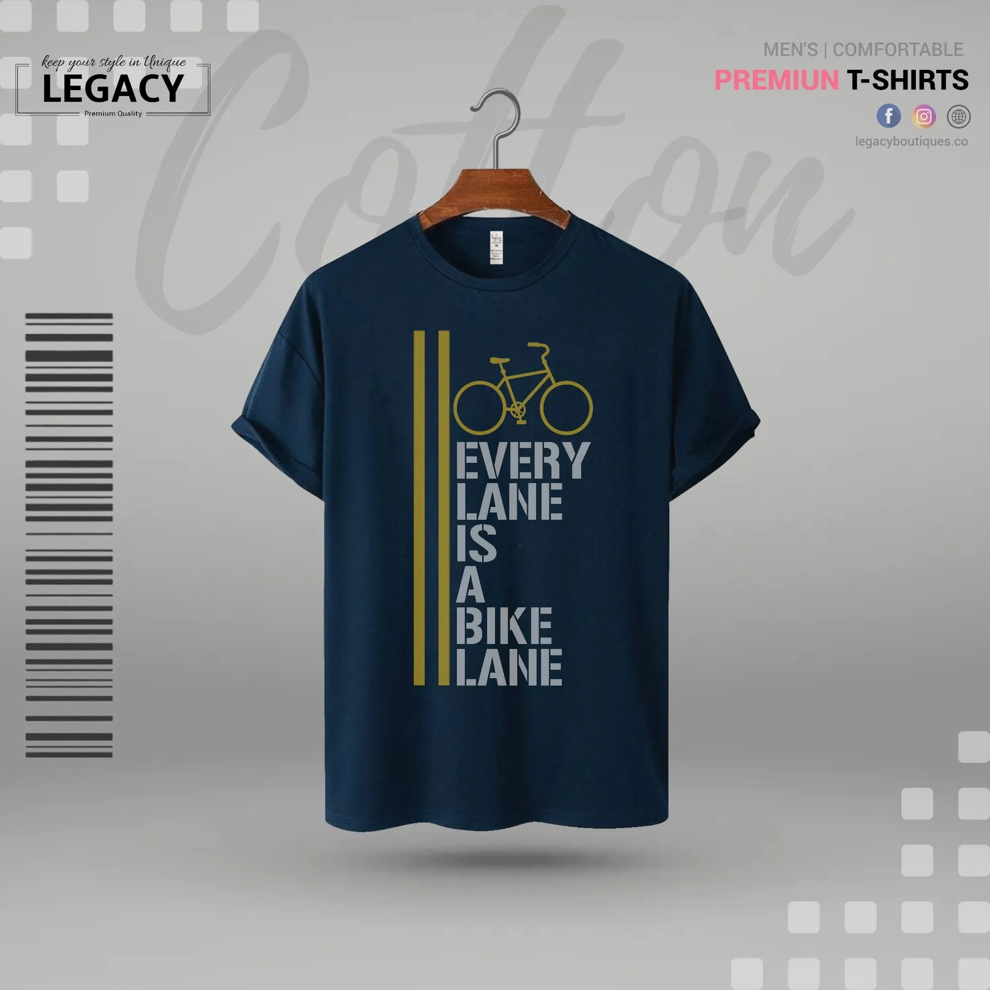 Motivational Mens Premium Designer T-Shirt