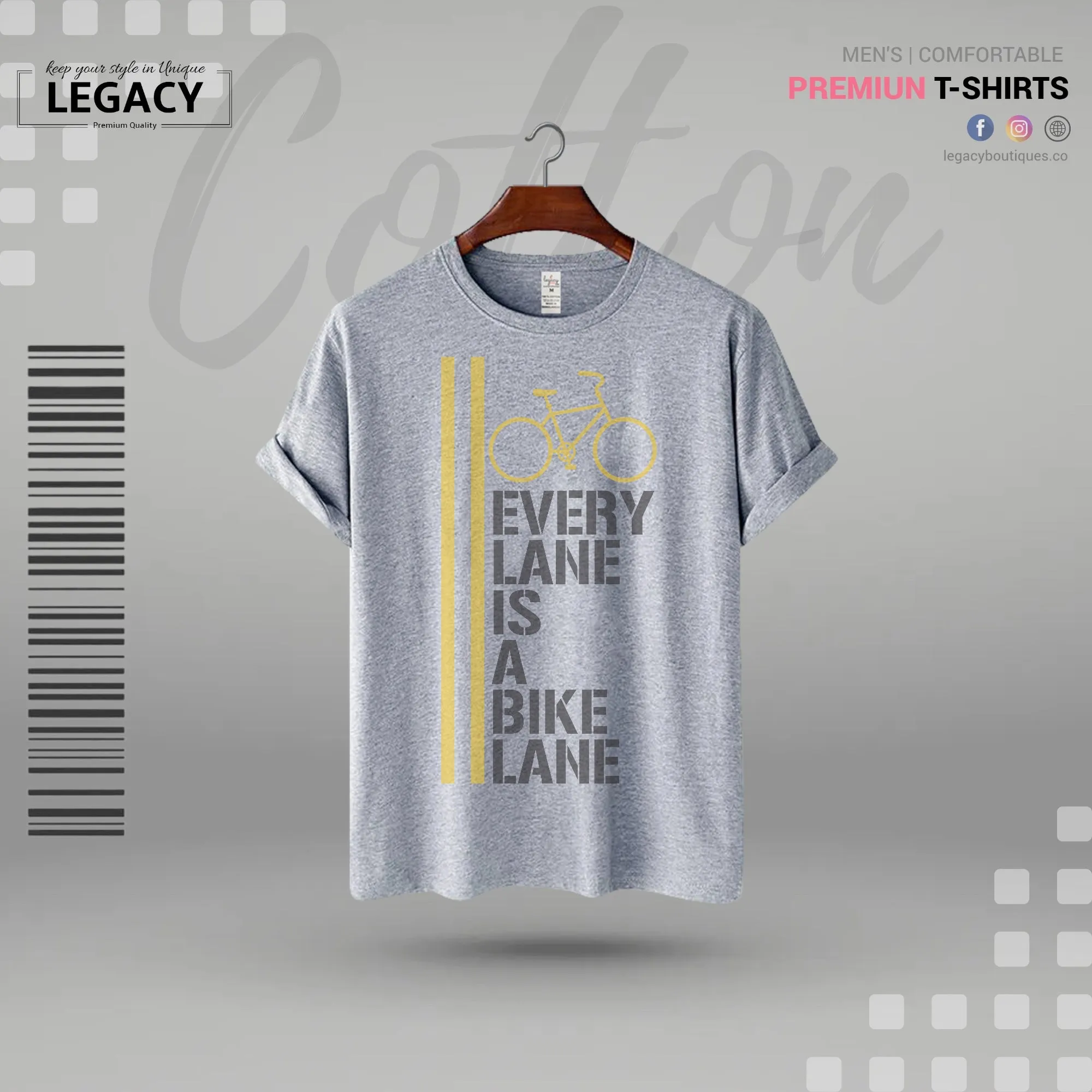 Motivational Mens Premium Designer T-Shirt