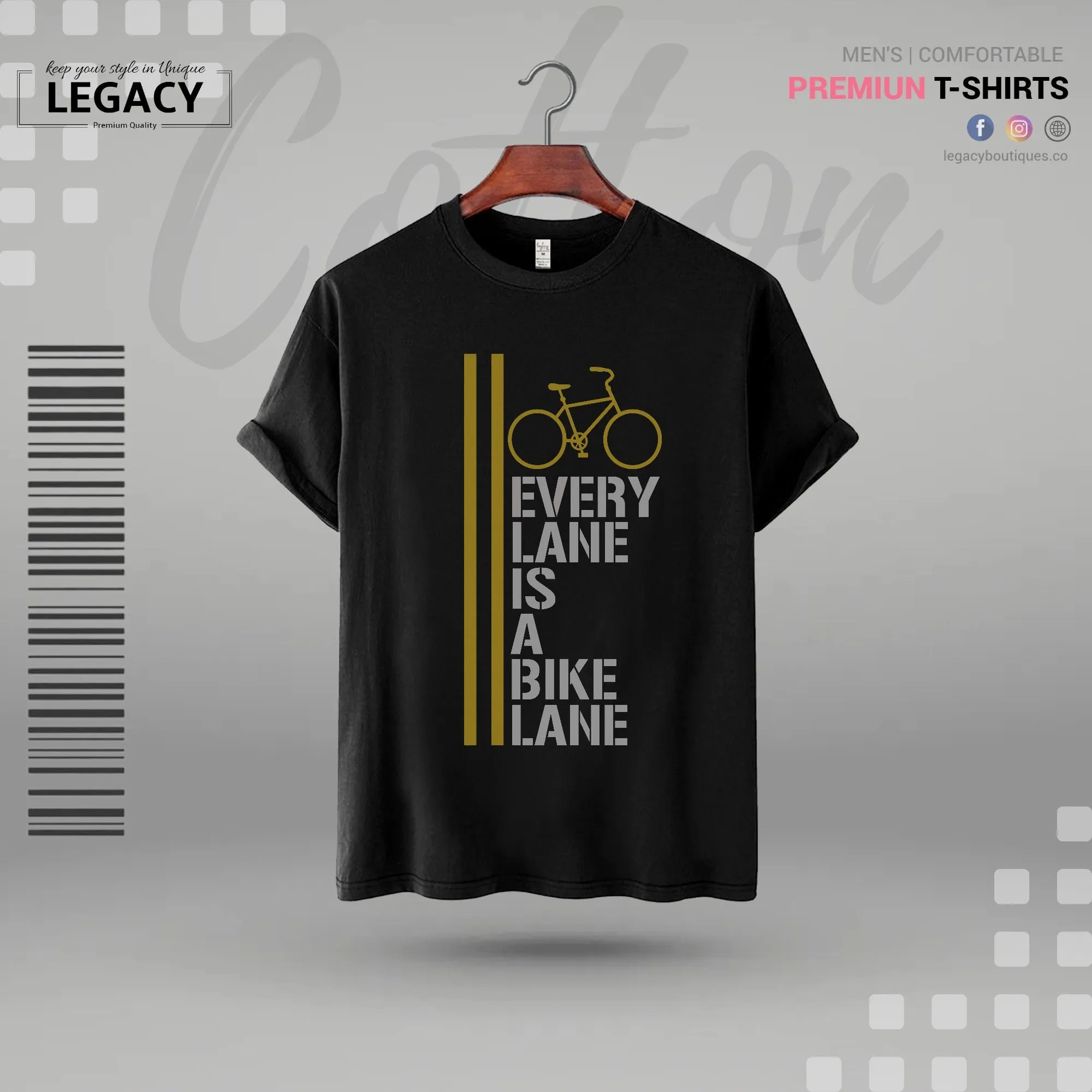 Motivational Mens Premium Designer T-Shirt