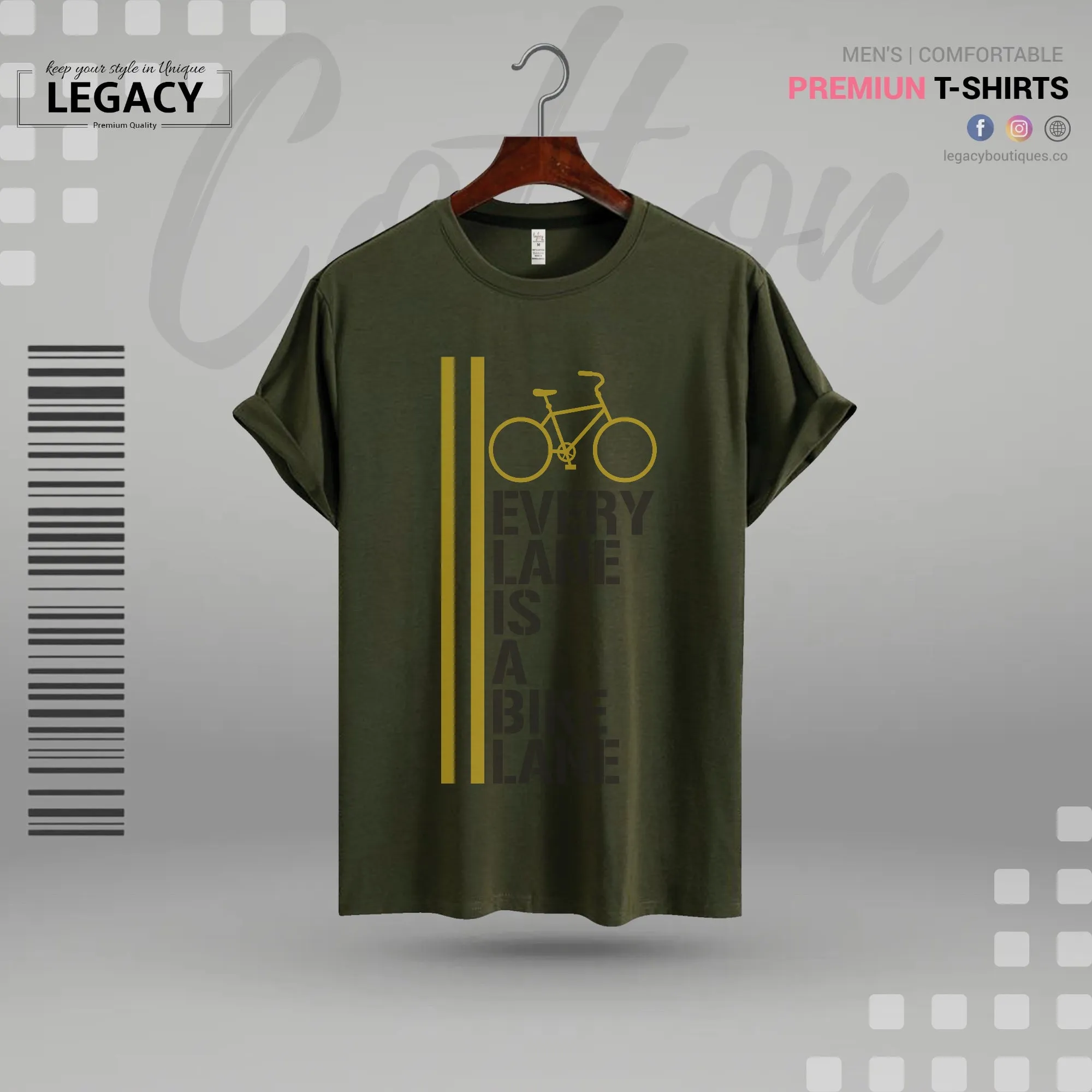 Motivational Mens Premium Designer T-Shirt