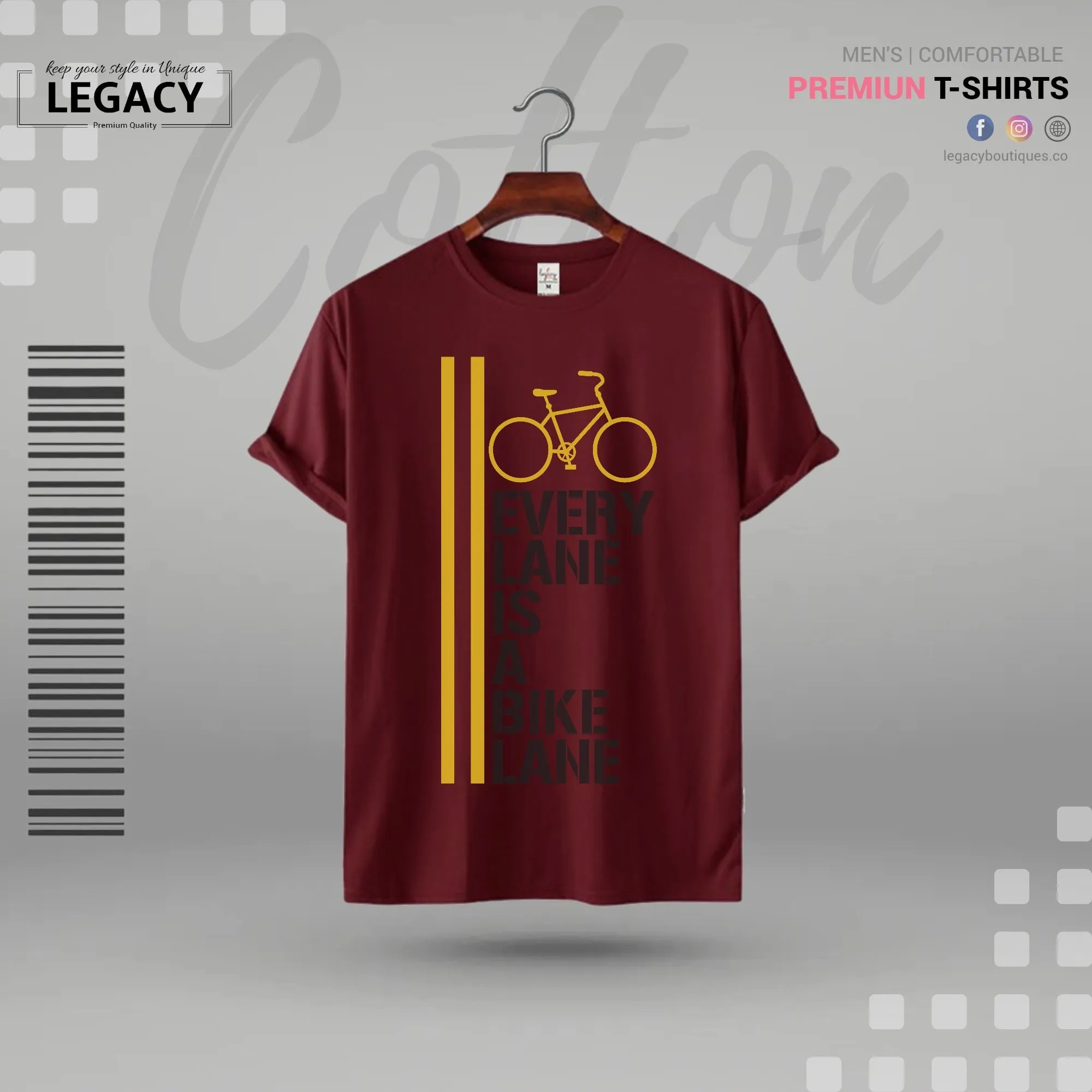 Motivational Mens Premium Designer T-Shirt
