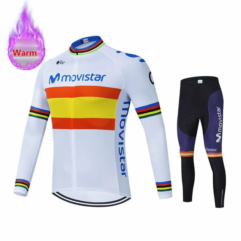 Movistar Pro Team Winter Thermal Cycling Set