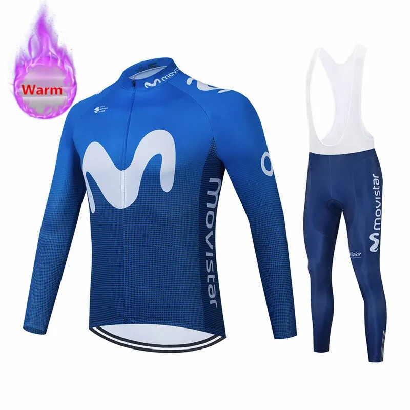 Movistar Pro Team Winter Thermal Cycling Set