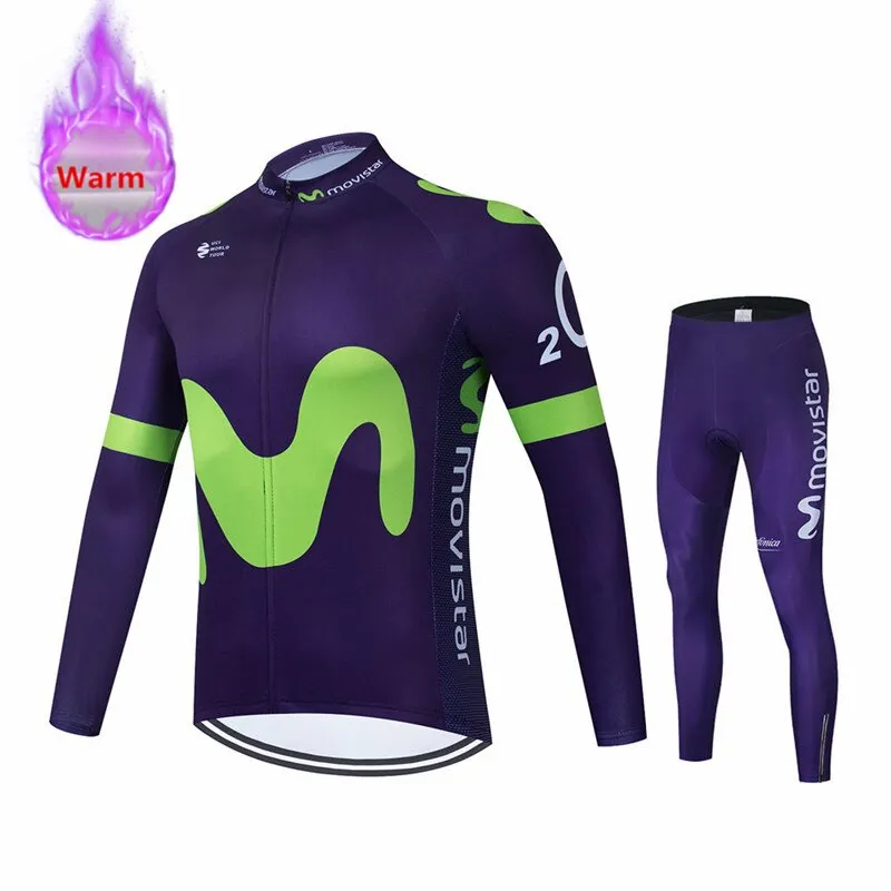 Movistar Pro Team Winter Thermal Cycling Set