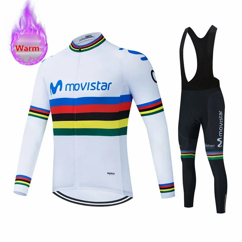 Movistar Pro Team Winter Thermal Cycling Set