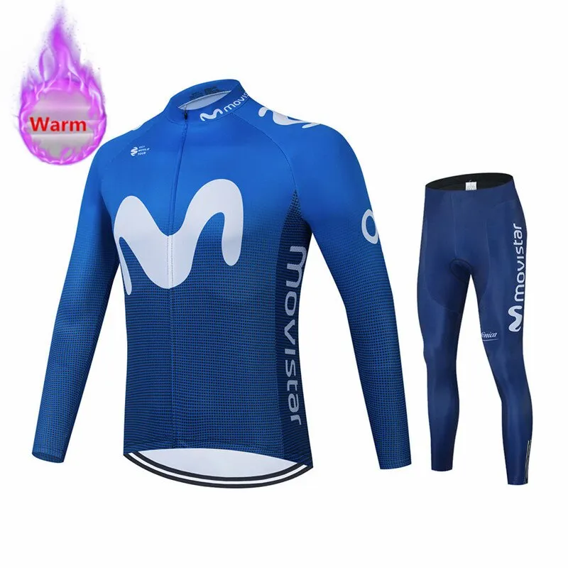 Movistar Pro Team Winter Thermal Cycling Set