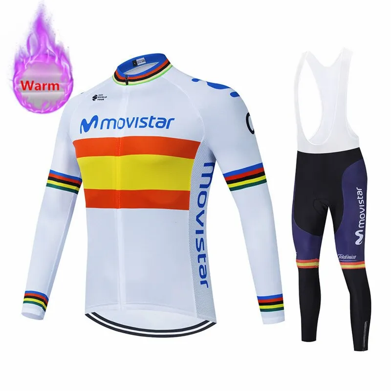 Movistar Pro Team Winter Thermal Cycling Set