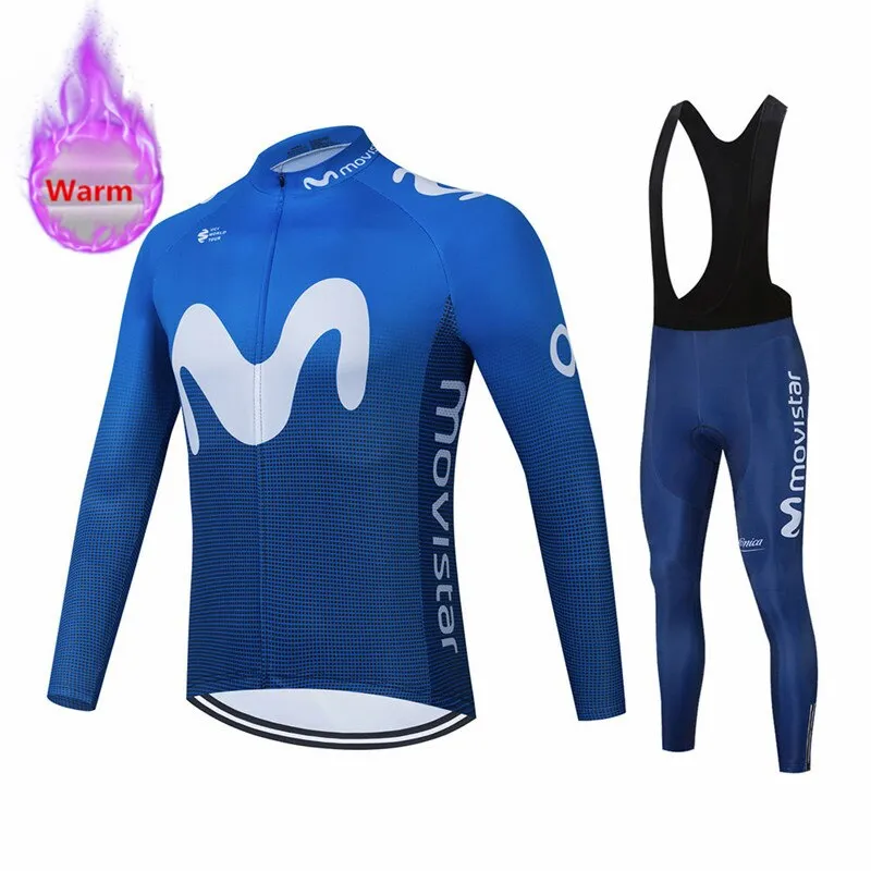Movistar Pro Team Winter Thermal Cycling Set