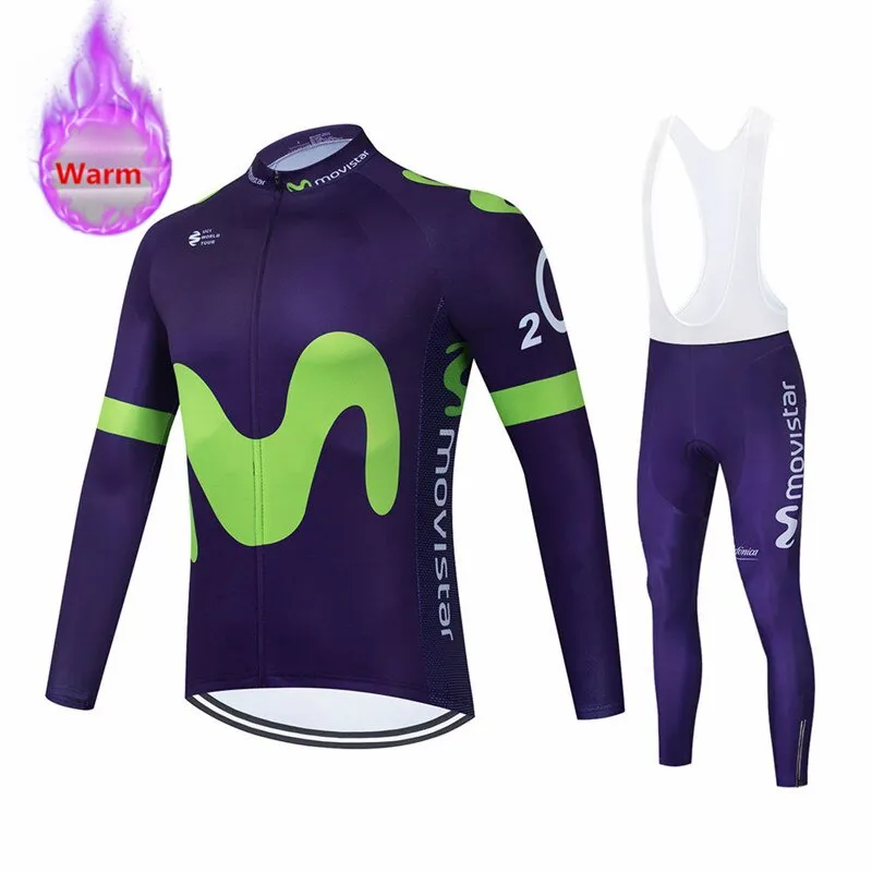 Movistar Pro Team Winter Thermal Cycling Set