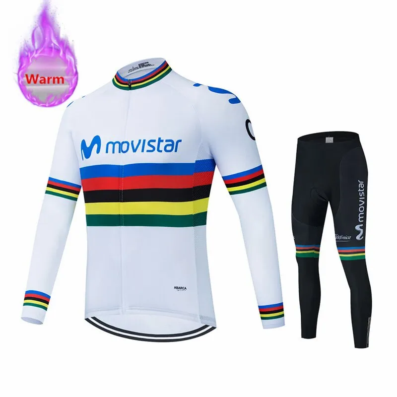 Movistar Pro Team Winter Thermal Cycling Set