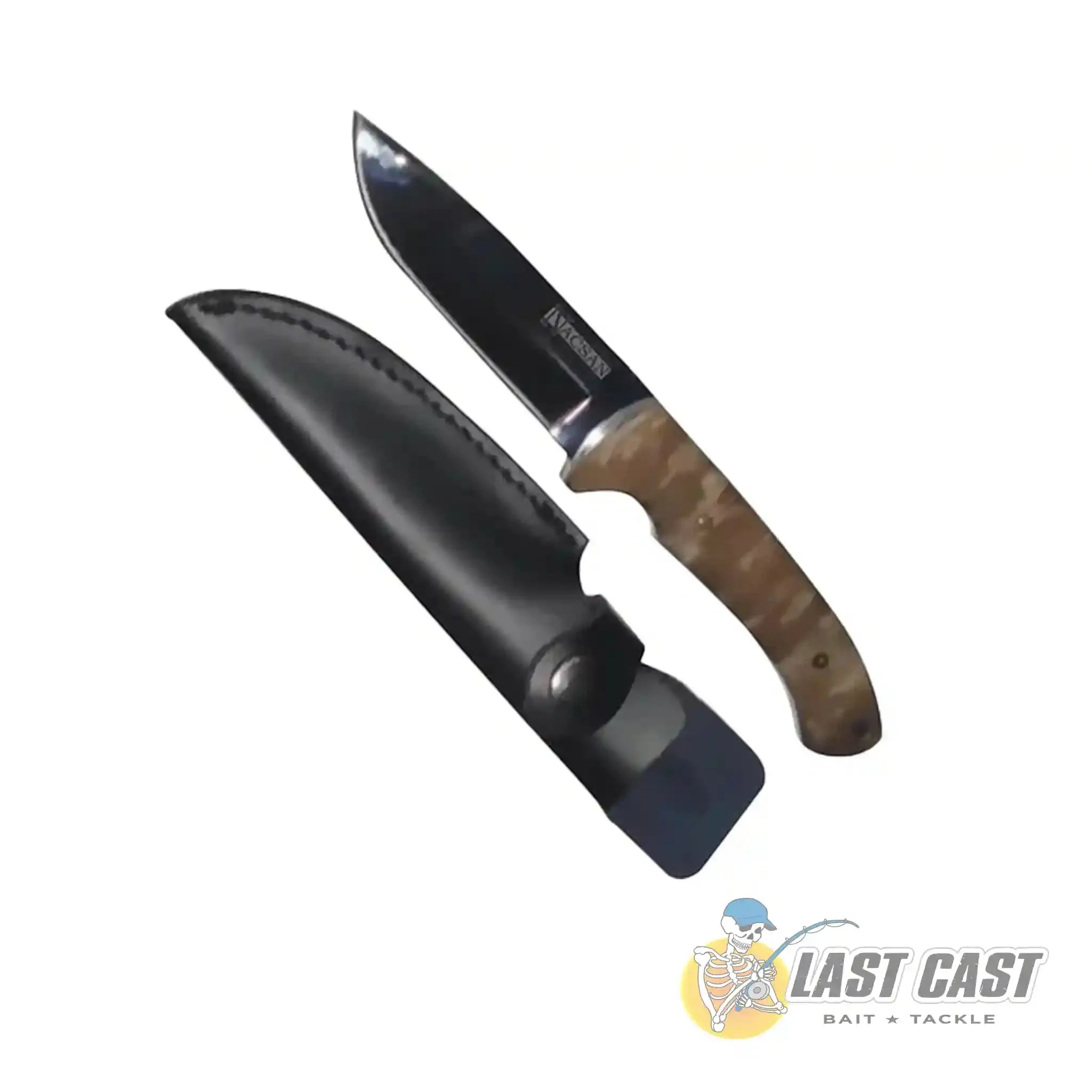 NACSAN - CLASSIC HUNTER KNIFE WITHWOOD HANDLE 3.75IN